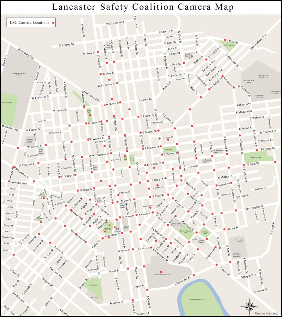 Lsc Camera Map – Lancaster Safety Coalition